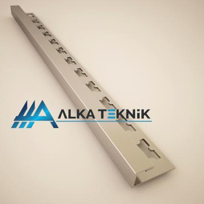 AL-S202 Paslanmaz  Seramik Profili U Bitim